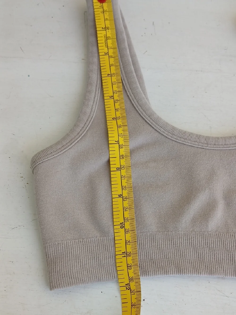 Alo Yoga Seamless Bra Top Athletic Taupe Tan XS